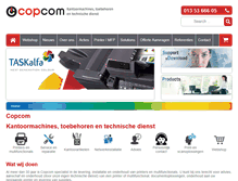 Tablet Screenshot of copcom.nl